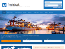 Tablet Screenshot of freightbook.net