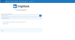 Desktop Screenshot of m.freightbook.net